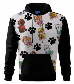 PAW Patrol - PSI PATROL 152 Detská mikina s rozprávkovým kapucňou