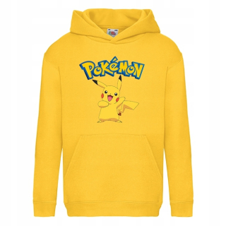 Pokémoni - Detská mikina Kangaroo Pokemon Go Pikachu 128!