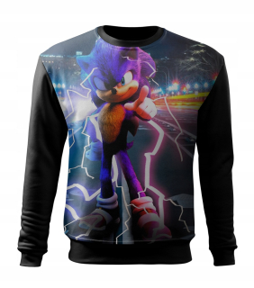 SONIC hračky - Mikina detskej s kapucňou Sonic The Hedgehog 164