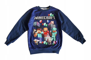MINECRAFT - Dres Minecraft 128/134 Pomegranát Mikina