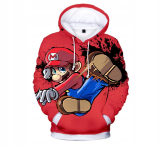 Super Mario - Mikina Super Mario 3D Luigi 110