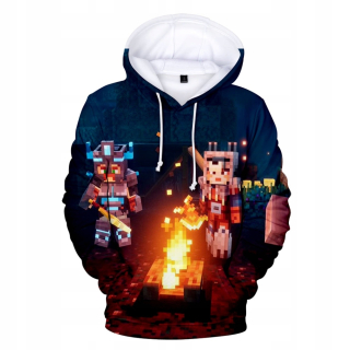 MINECRAFT - Nová zbierka mikiny 3D minecraft