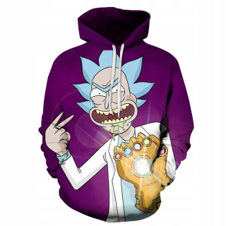 Rick and Morty - Rick a Morty 3D mikina Nové vzory