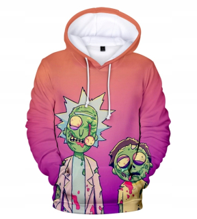 Rick and Morty - Rick a Morty Hoodie rôzne vzory