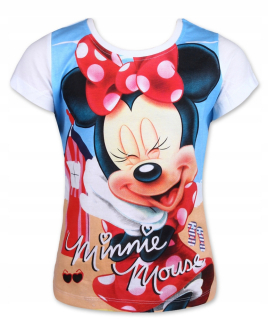 Minnie Mouse - Blúzka Tričko Mouse Minnie 122 biela