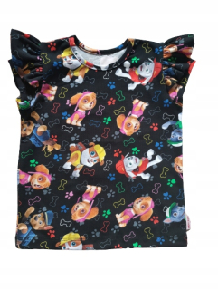 PAW Patrol - Psí blúzka PATROL 92-128 Čierna R.128 PL