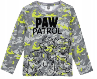 PAW Patrol - Blúzka moro s dlhým rukávom psa pašty patrol