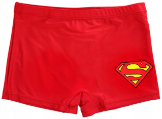 Superman - Kúpalové boxerky pre Superman 116 Red Plavecký bazén