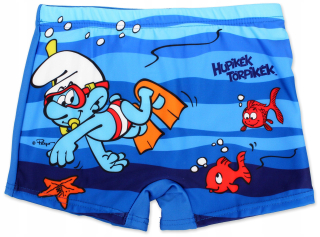 Šmolkovia - Boxeri Plavky Smurfs Pool Beach 116 Skyscrap