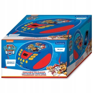 PAW Patrol - Boombox Pea Pea Patrol CD prehrávač AUX psov