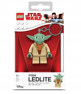 STAR WARS - Keychain s baterkou - Lego Star Wars - Yoda