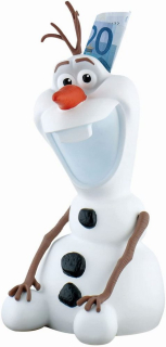 Elsa Frozen - Bullyland Piggy Bank Disney Land of Ice Olaf 24cm