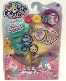 Candylocks - Candylocks 2 bábiky dlhé voňavé vlasové bábiky