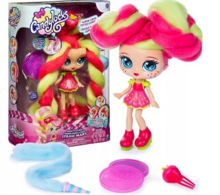 Shopkins - Candylocks bábika Strawbarry Mary dlhé vlasy