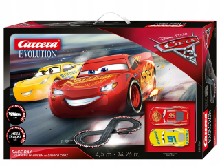 McQueen - Carrera Evolution Tor Autá Cars 3 Race Deň 25226