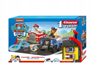 PAW Patrol - Carrera PSI PATROL Racing Track 2 Vozidlá
