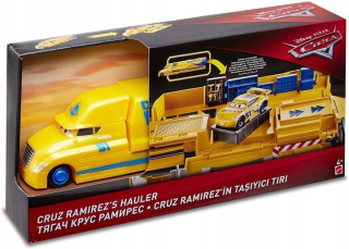 McQueen - Autá Car Cruz Ramirez Transporter Mattel FLK11