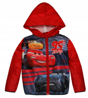 McQueen - Autá Car Disney Bunda Hood Windbreaker 128