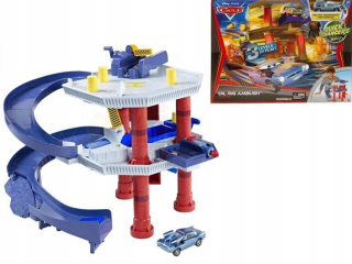 McQueen - Autá Cars Garage Double-Decker Park Finn X4050
