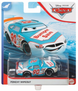 McQueen - Autá Car Poncha Wipeout Nárazník Uložiť # 90 Mattel