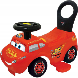 McQueen - Autá Cuars Zigzak Interactive Jeździk - 2in1 čerpadlo
