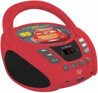 McQueen - Autá Boombox CD prehrávač Aux Car Zazgak