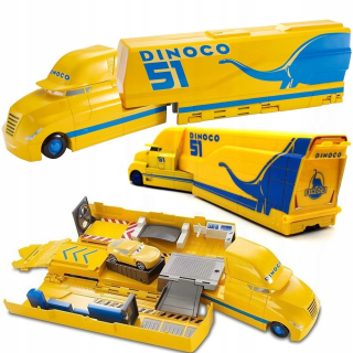 McQueen - Autá Dinoco Laweta Transporter Cars Truck Tir