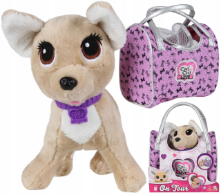 CHI CHI LOVE - Chi Chi Love Dog Plush + Heather Kabelka