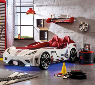 McQueen - Cile lôžko auto gts auto pre biely chlapec
