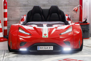 McQueen - Cile lôžko auto gts auto pre chlapca červená