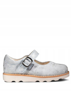 Elsa Frozen - Clarks__xzx kožená balelina pre suchý zips mrazený__33,5