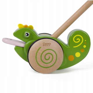 CLASSIC WORLD Drevený odrážač Chameleon