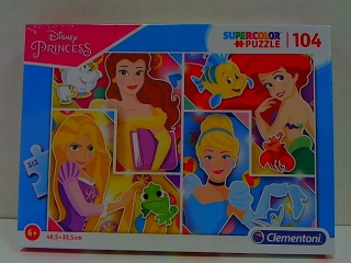 Cle.Puzzle 104 Princess Super Color 27146