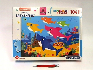 Cle Puzzle 104 Maxi SuperKolor Baby Shark 23751