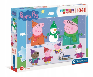 Pepa Pig - Puzzle 104 Maxi SuperKolor Peppa Pig 23752