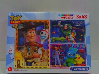 TOY STORY - Cle Puzzle 3x48 Toy Story4 Super Color 25242