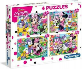 Minnie Mouse - Cle Puzzle 4in1 2x20 + 2x60 Minnie Happy Help 07615
