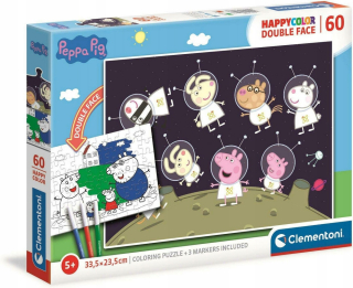 Pepa Pig - Cle puzzle 60 happycolor peppa prasa 26096