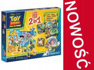 Clementoni 13719 Puzzle a kocky Toy Story 2W1