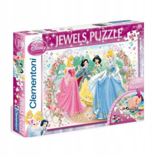 Clementoni 20020 Puzzle 104el šperky princezná