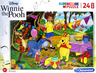 Medvedík Pú - Clementoni 24 el. Maxi Kubuś POOH [Puzzle]