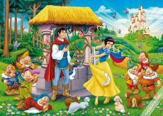 Clementoni 27704 Puzzle 104EL. Princezná snehová biela
