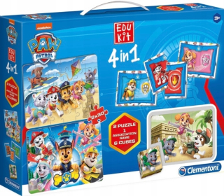PAW Patrol - Clementoni Edukit Puzzle Ankle PSI PATROL 4IN1