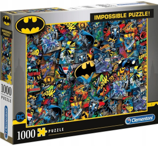BATMAN -  Clementoni Impossible Puzzle Batman Marvel 1000