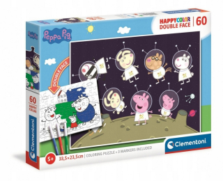 Pepa Pig - Clementoni puzzle 60 prvky peppa prasa