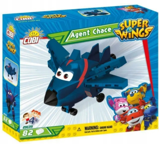 SUPER WINGS - Cobi 25135 Super Wings Agent Chase Hračka