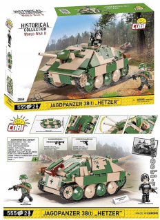 COBI 2558 Armored Gun Jagdpanzer 38 (T) Hetzer