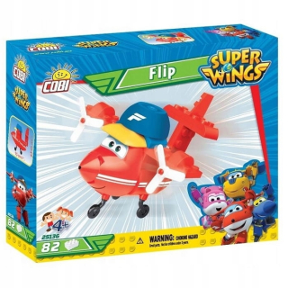 SUPER WINGS - Cobi Super Wings 25136 Flip 82KL stavebné bloky