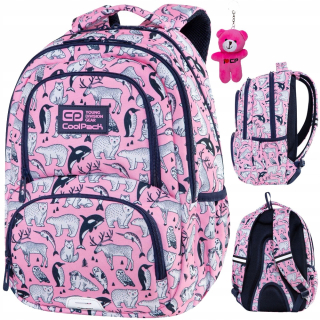 Školský batoh, taška - COOLPACK CP BACKPACK ŠKOLA TORNISTER RUŽOVÁ