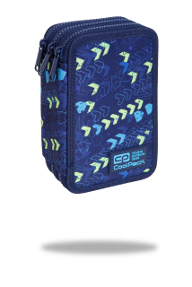 Peračník - COOLPACK JUMPER 3 PENCIL CASE ABSTRAKT